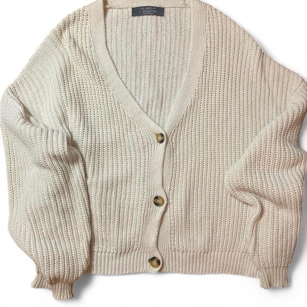 Primark Cream Knit Cardigan